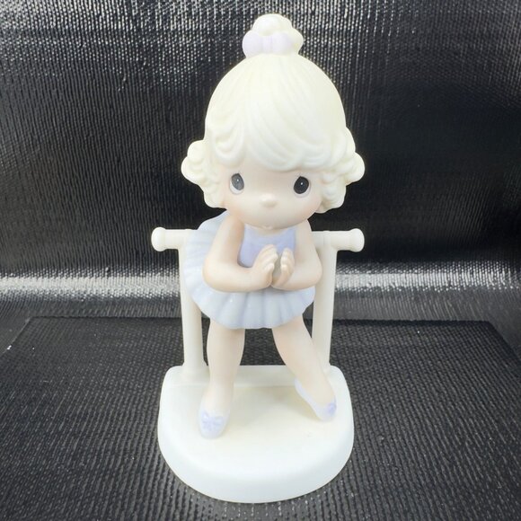 1985 Precious Moments Lord Keep Me On My Toes Ballerina Figurine Porcelain VTG - Picture 1 of 8